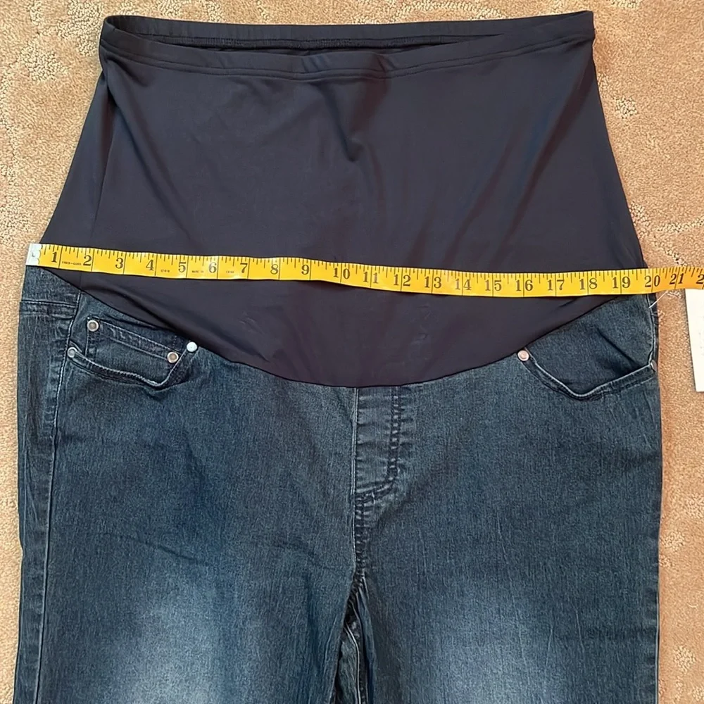 NWT Oh! Mamma Full Panel Maternity Jeans, 1X